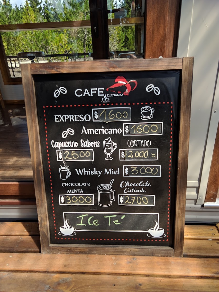 Menu Eleganza Coffee Roaster-1